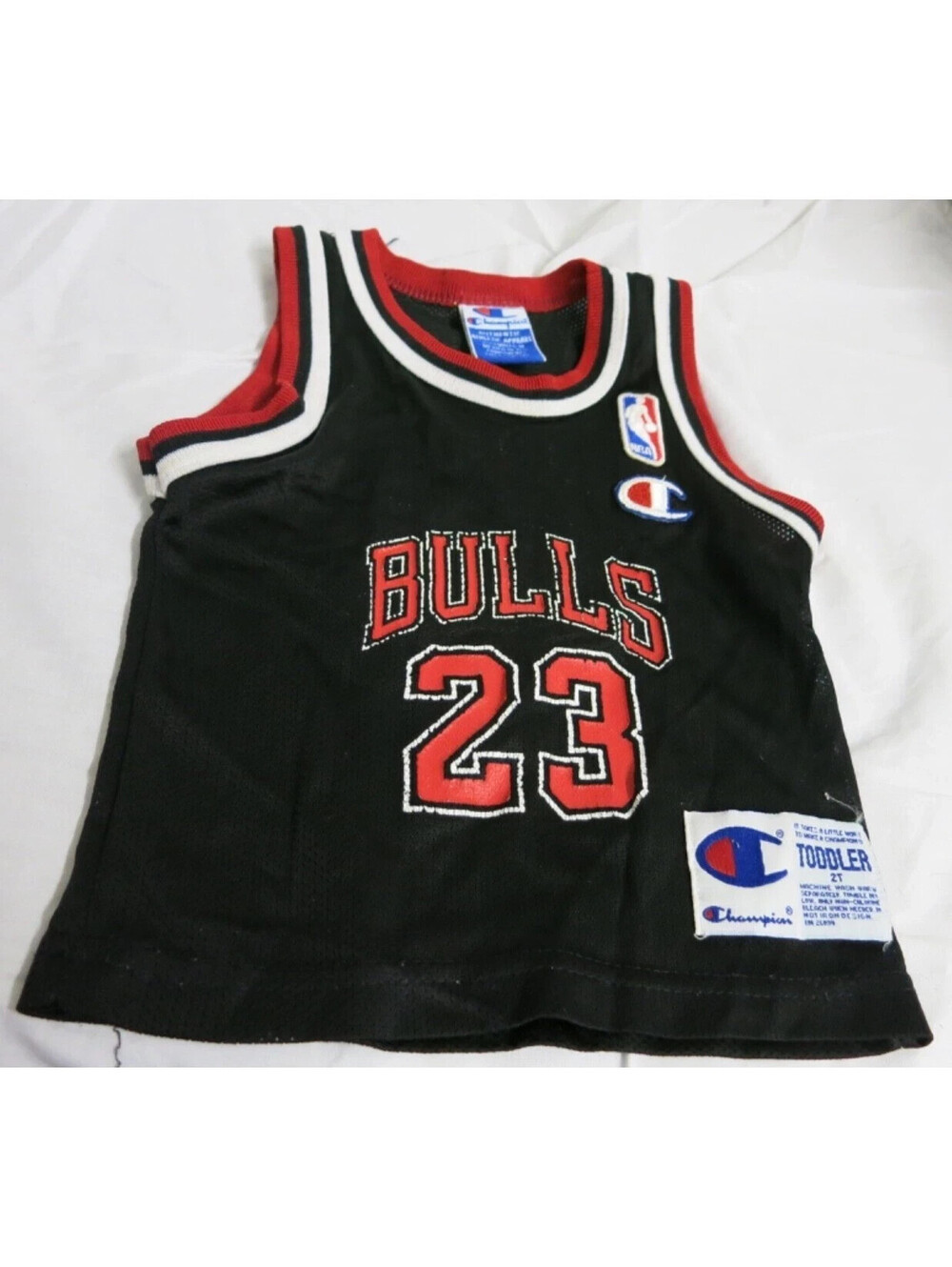 Vintage Champion NBA Chicago Bulls Michael Jordan Basketball Jersey Toddler 2T